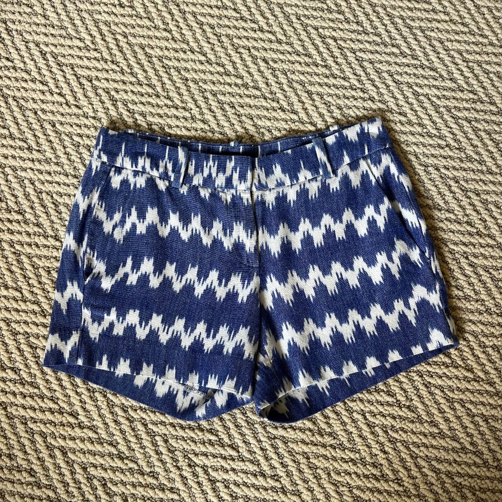 J Crew Chevron Shorts